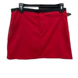 Royal Robbins Red Huntington Beach Skirt Outdoor‎ Travel Clothing Flat Front